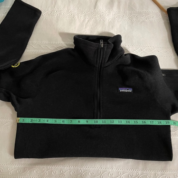 Patagonia Women 1/4 Zip Better Sweater Jacket Soft Cotton Size M Company Logo - Picture 9 of 11